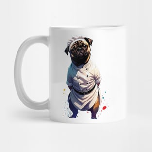 Sushi Master Pug: The Cutest Chef in Japan Mug